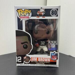 Funko Pop! Football Jim Brown #80 Vinyl Figure Cleveland Browns 2017